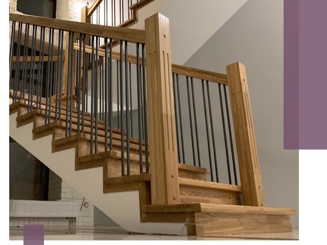 Реставрация деревянных и металлических лестниц в Рассказове