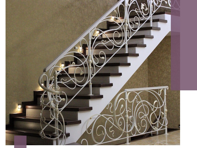Кованые лестницы под ключ в Рассказове — изготовление и монтаж
