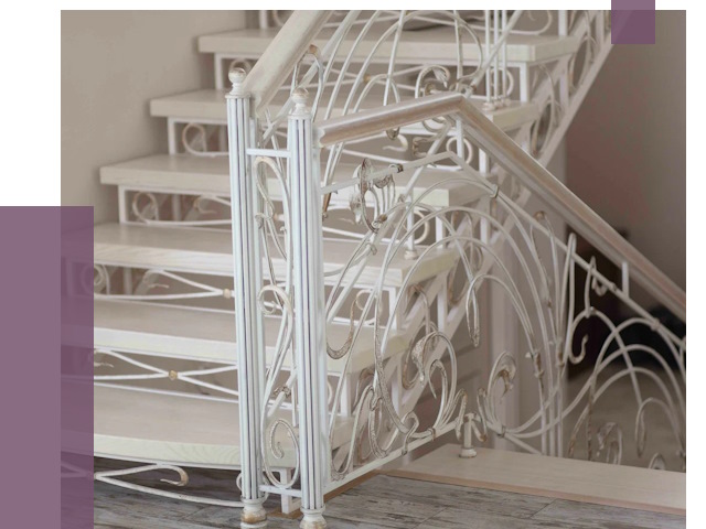 Изготовление кованых лестниц на заказ в Рассказове от 86828 руб. | ПРОЛЁТ-Рсз