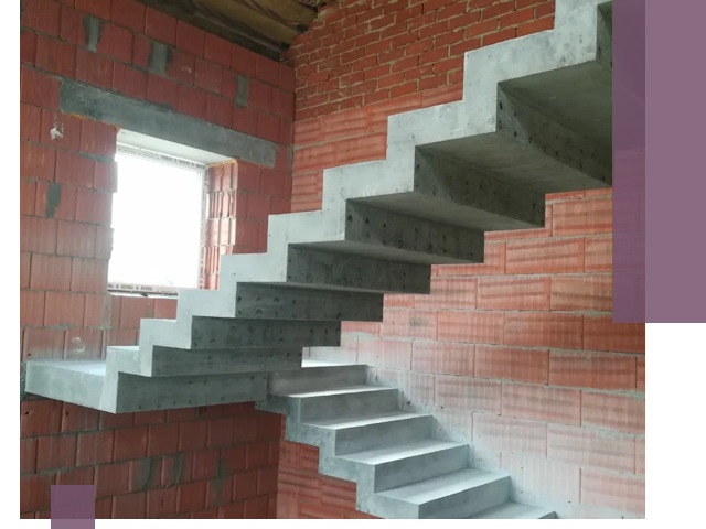 Бетонные лестницы под ключ в Рассказове: монтаж, демонтаж, ремонт