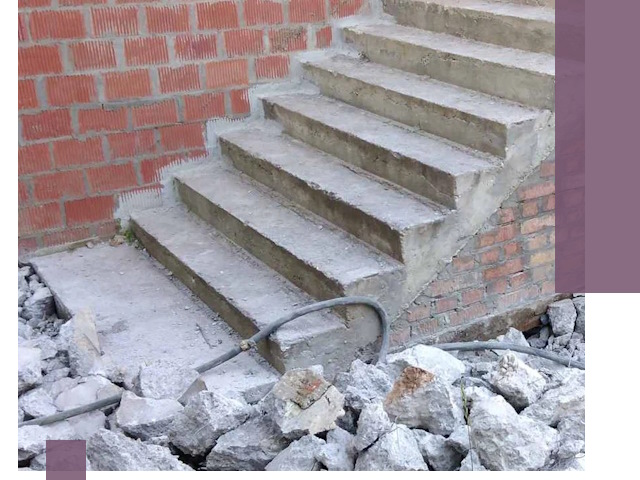 Демонтаж бетонных лестниц в Рассказове: быстро и безопасно