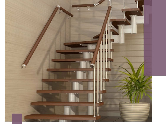 Изготовление модульных лестниц под ключ в Рассказове