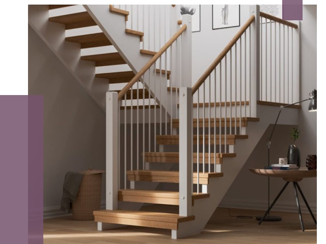 Маршевые лестницы в Рассказове от 38051 руб. — монтаж | ПРОЛЁТ-Рсз