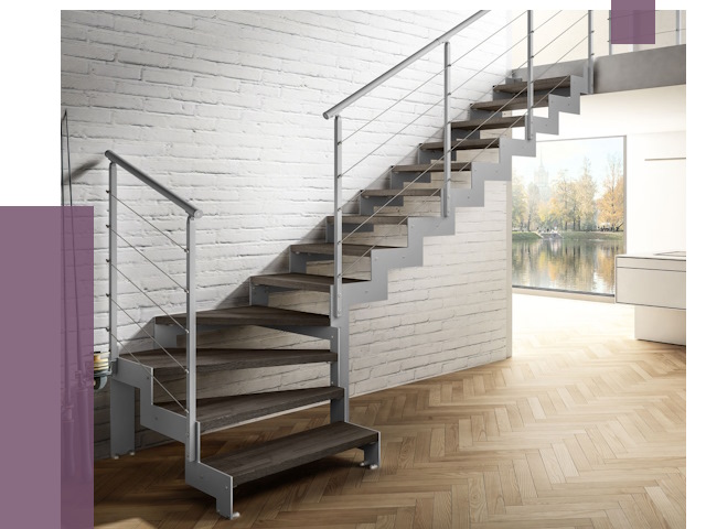 Г-образные лестницы под ключ в Рассказове от 37029 руб. | ПРОЛЁТ-Рсз