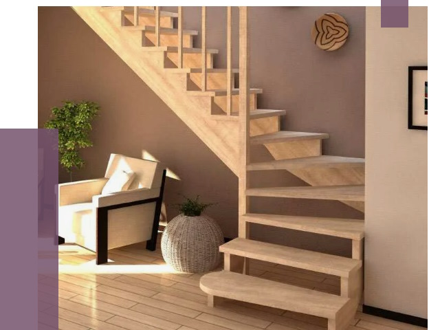 Изготовление Г-образных лестниц в Рассказове от 18898 руб. 