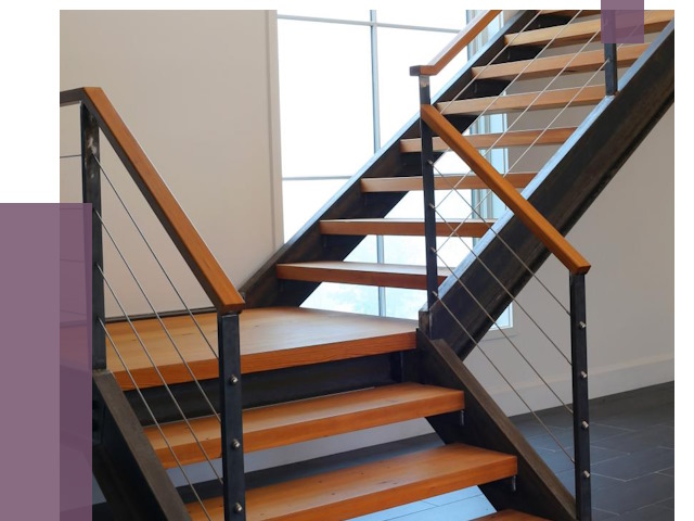 Изготовление лестниц на металлокаркасе в Рассказове от 18898 руб. | ПРОЛЁТ-Рсз