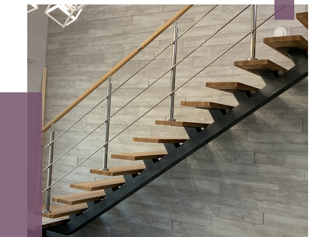 Изготовление лестниц на монокосоуре в Рассказове от 76102 руб. 