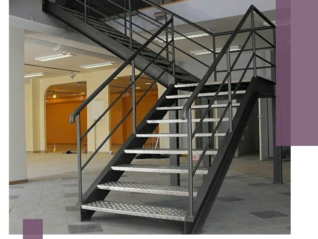 Лестницы для офиса в Рассказове: изготовление, монтаж, демонтаж