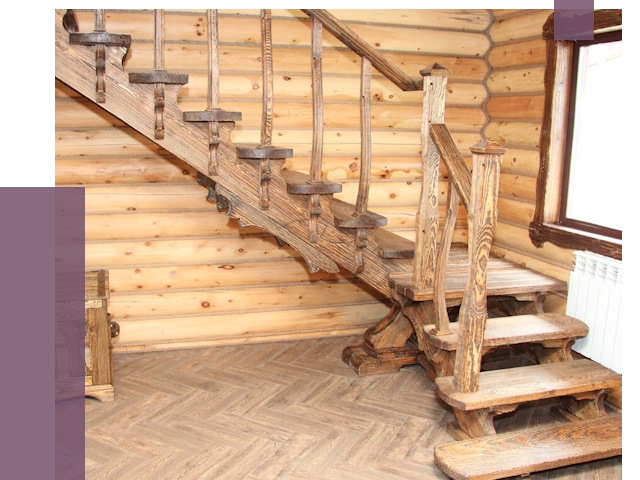 Лестницы в баню в Рассказове от 19102 руб. — изготовление | ПРОЛЁТ-Рсз