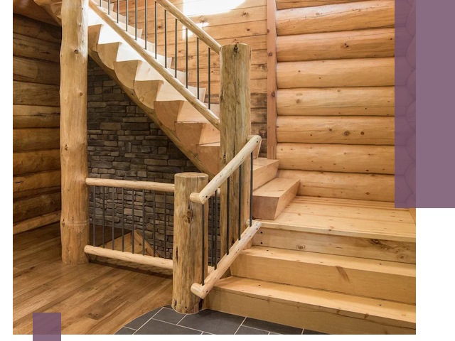 Лестницы в баню под заказ и профессиональный монтаж в Рассказове