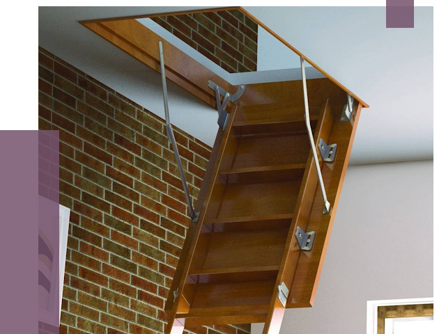 Установка чердачной лестницы в Рассказове от 7814 руб. | ПРОЛЁТ-Рсз