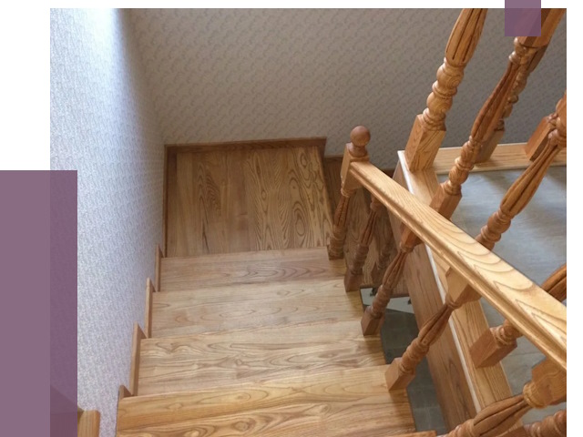 Сосновые лестницы в Рассказове под ключ от 8070 руб.  | ПРОЛЁТ-Рсз