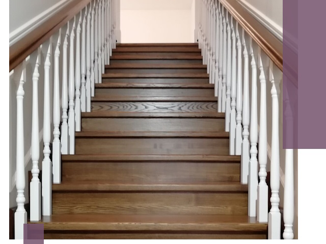 Лестницы из ясеня на заказ в Рассказове — изготовление и монтаж