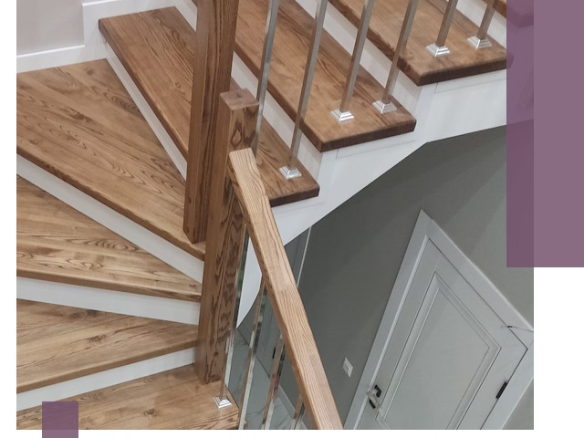 Обшивка металлических лестниц под ключ в Рассказове