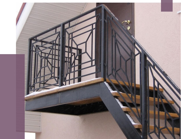 Металлические перила в Рассказове от 4290 руб.  | ПРОЛЁТ-Рсз