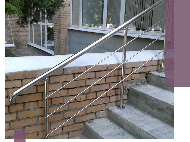Перила из нержавеющей стали высокого качества в Рассказове