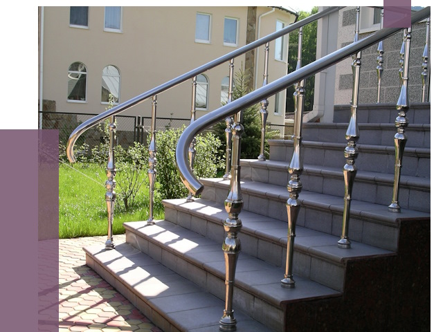 Перила для крыльца в Рассказове от 10726 руб. — монтаж ПРОЛЁТ-Рсз