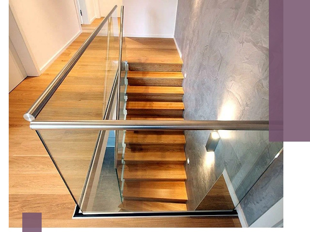 Перила для лестницы в доме — изготовление и монтаж в Рассказове