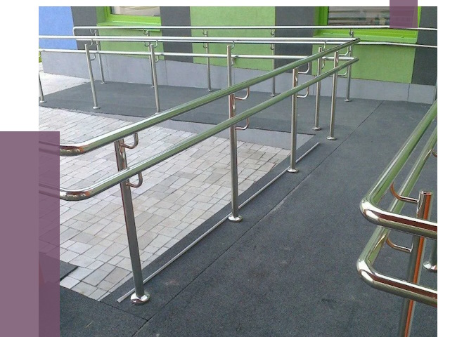 Ограждения пандусов в Рассказове от 4341 руб. монтаж | ПРОЛЁТ-Рсз