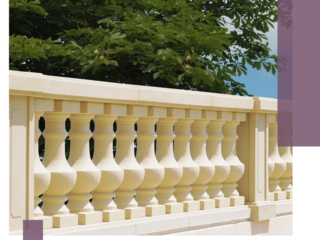 Установка балюстрады в Рассказове: изготовление и монтаж под ключ