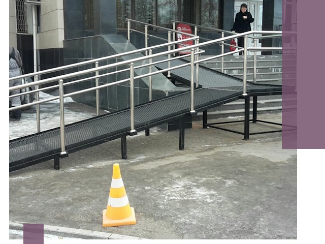 Стационарные пандусы под ключ в Рассказове — изготовление и монтаж