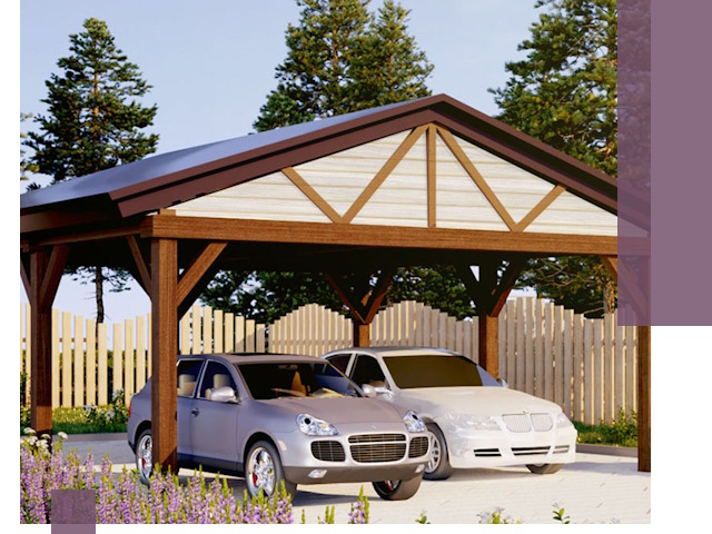 Навесы для автомобиля в Рассказове — изготовление и монтаж