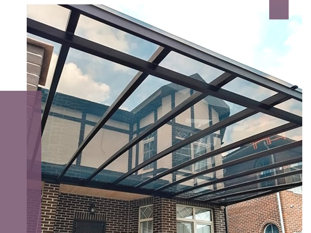 Навесы из поликарбоната в Рассказове от 8601 руб. под ключ — ПРОЛЁТ-Рсз