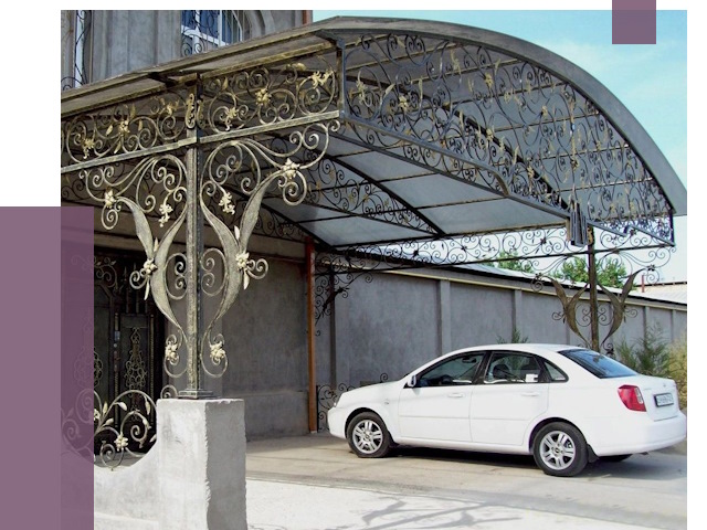Кованые навесы в Рассказове от 14556 руб. | ПРОЛЁТ-Рсз