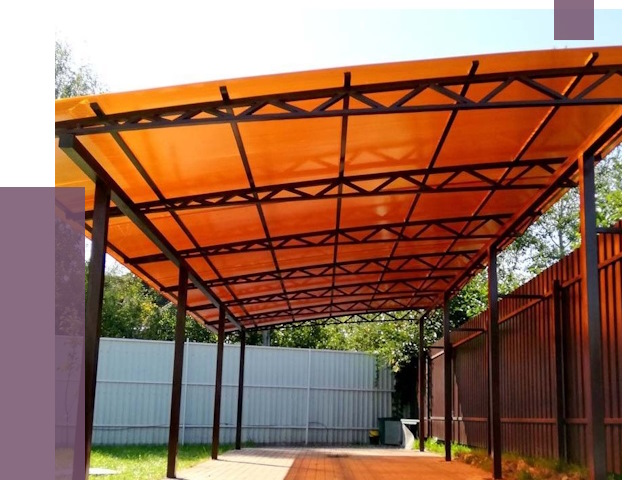 Односкатные навесы под ключ в Рассказове от 13126 руб. 