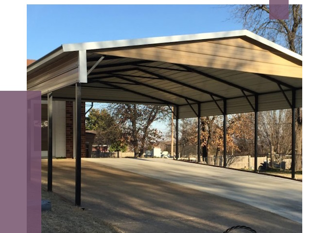 Двускатные навесы в Рассказове от 8019 руб.  | ПРОЛЁТ-Рсз