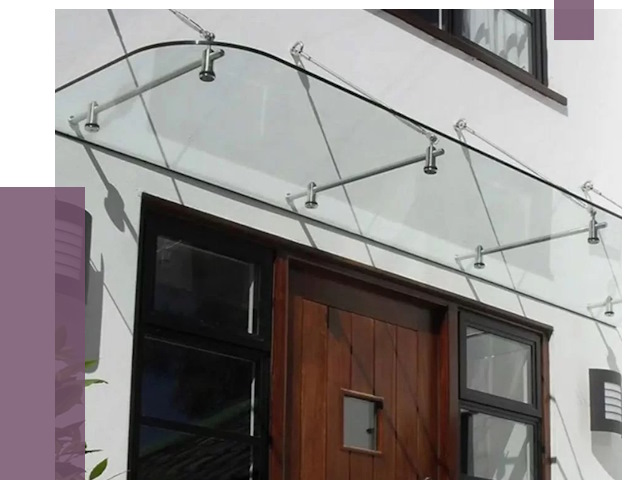 Стеклянные козырьки в Рассказове от 18898 руб. | ПРОЛЁТ-Рсз