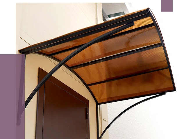 Недорогие козырьки в Рассказове от 7580 руб.  | ПРОЛЁТ-Рсз