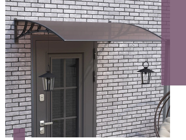 Недорогие козырьки и навесы под ключ в Рассказове