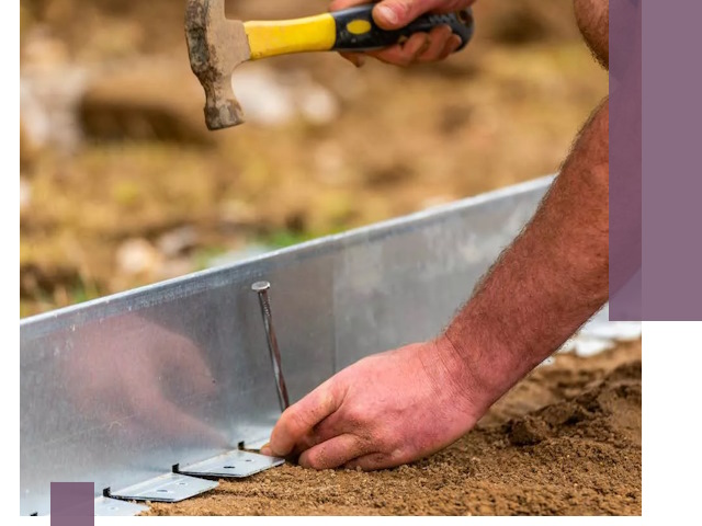 Монтаж металлических бордюров в Рассказове быстро и качественно