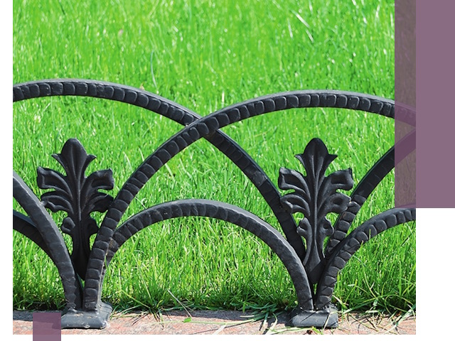 Декоративные металлические бордюры под ключ в Рассказове