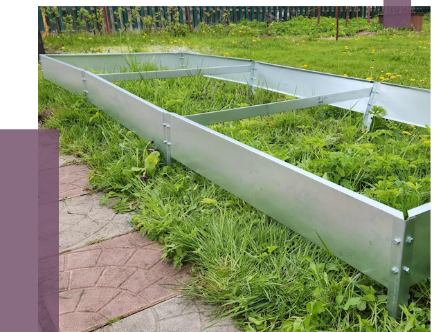 Металлические бордюры для грядок в Рассказове от 1788 руб.