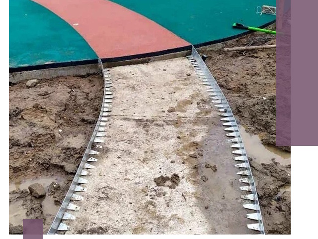 Металлические бордюры для дорожек в Рассказове — монтаж и изготовление