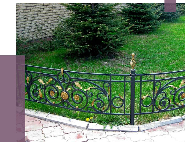 Кованые газонные ограждения в Рассказове от 7610 руб. — ПРОЛЁТ-Рсз