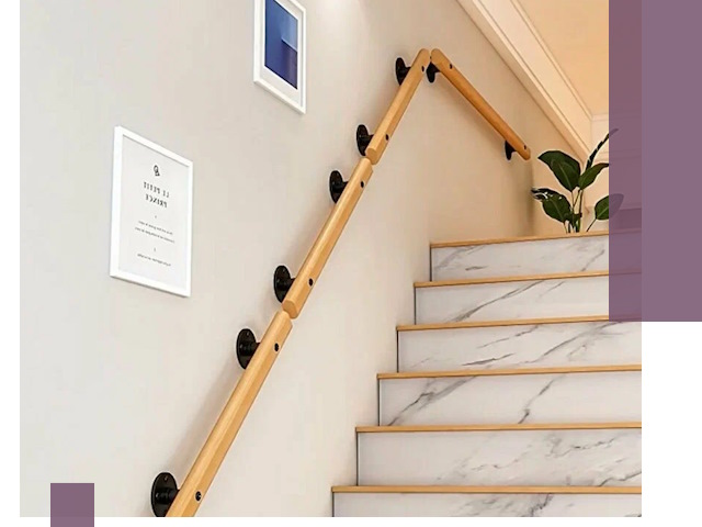 Поручни металлические и деревянные под ключ в Рассказове