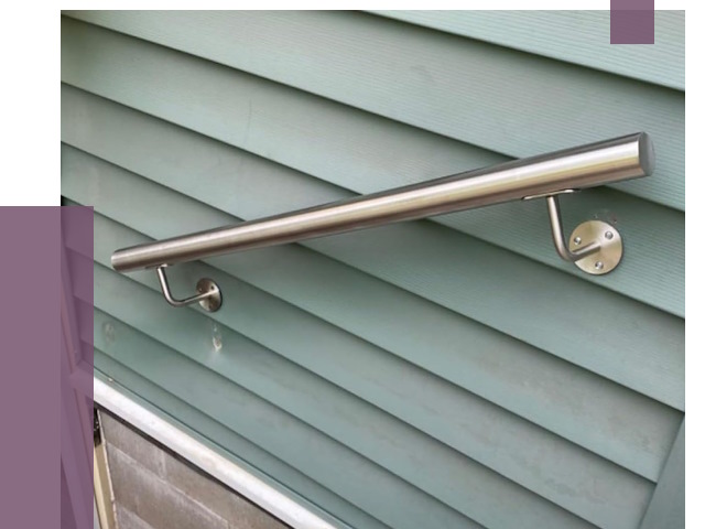 Поручни из нержавеющей стали в Рассказове от 7661 руб.  | ПРОЛЁТ-Рсз